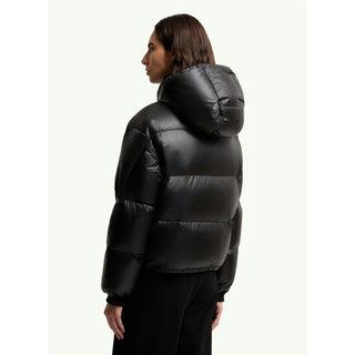 Jennie Moncler Hooded Short Down Black Jacket
