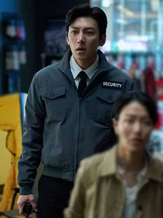 Ji Chang wook Colony 2026 Security Grey Jacket