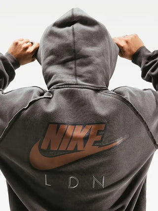 Jordan x Nike 2026 Fleece London Flight Gray Hoodie For Men & Women