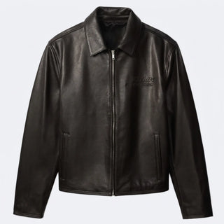 Jung  x  KookCalvin Klein Black Leather Jacket