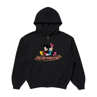 KATSEYE X Mickey & Friends Black Hoodie