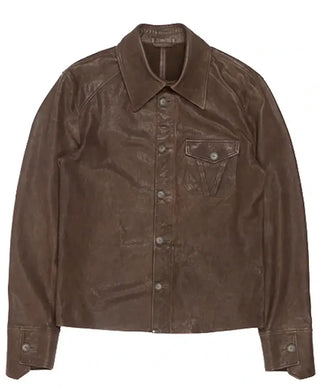 Kai Cenat VIVET 2026 Brown Leather Jacket