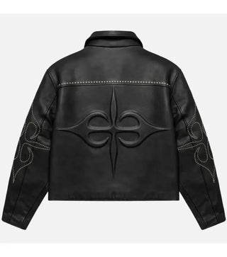 Kai Cenat VIVET 2026 Signature Black Leather Jacket