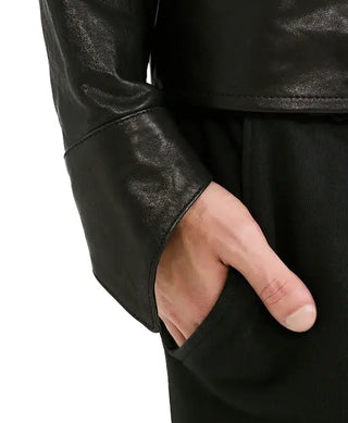 Kai Cenat VIVET Collection Black Leather Jacket