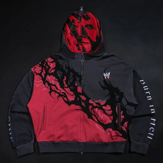 Kane Civil Regime x WWE Chaos Full-Zip Hoodie