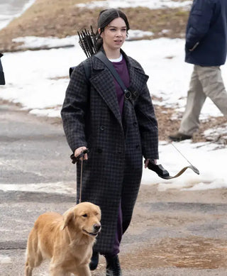 Kate Bishop Kate Bishop Plaid Trench Coat