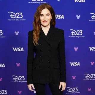 Kathryn Hahn Disney Event D23 Black Coat