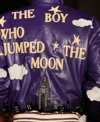 Kidsuper x Jeff Hamilton The Boy Who Jumped  Purple Jacket
