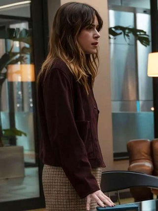 Kiernan Shipka Industry S04 Suede Jacket