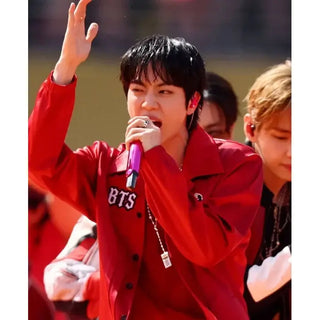 Kim Seok-jin WC Final Halftime Show Jacket  For Men & Women