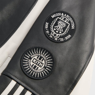 Kith Adidas x Messi Black Football  Biker Jacket