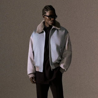 Kith  Winter 26 Satin Dax Bomber Jacket