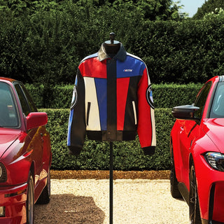 Kith for BMW Color Blocked Leather Jacket For Men & Women