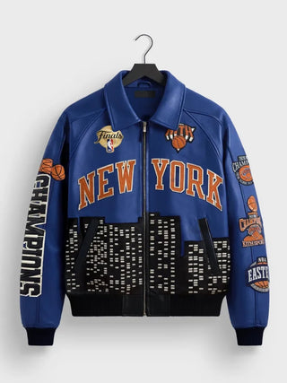 Kith for the New York Knicks 2026 Champions Leather Jacket