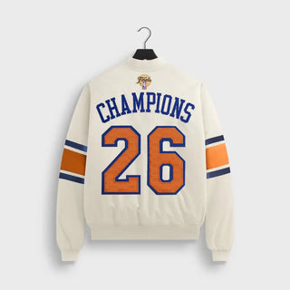 Kith for the New York Knicks 2026 Champions White Jacket