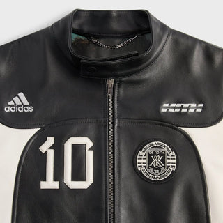 Kith x Adidas Messi Football Black Biker Jacket