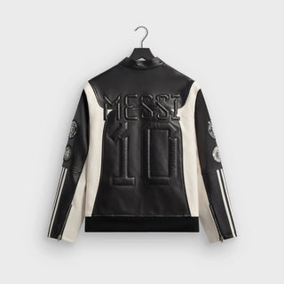 Kith x Adidas x Messi Football Black Biker Jacket