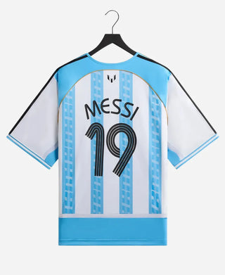 Kith x Messi Adidas Football Blue  & White Jersey