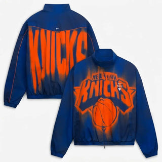 Knicks Nike On-Court Game Theater Jacket
