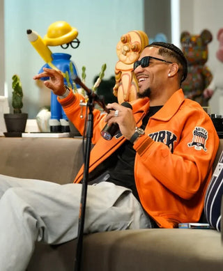Knicks x Kith x Avirex Porsche 911 Orange Zip Jacket