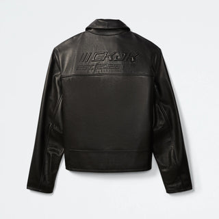 Kook Jung x Calvin Klein Black Leather Jacket