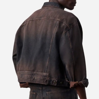 Kook x Jung 90s  Black Denim Calvin Klein Jacket