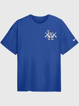LA Dodgers x KAWS Elevated Max90 Blue T-Shirt For Men & Women