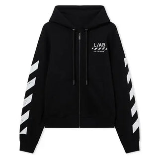 L/AB Core Diagonal Zip Hoodie