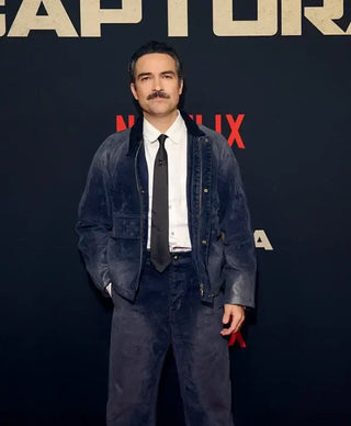 La Captura Netflix Premiere Alfonso Herrera Jacket