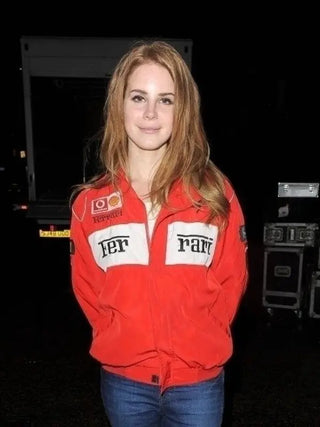 Lana Del Rey Ferrari Red Jacket For Men & Women