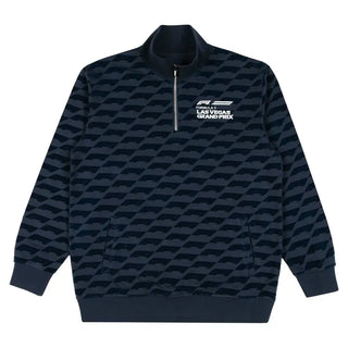 Las Vegas GP Flocked Allover Print Sweatshirt