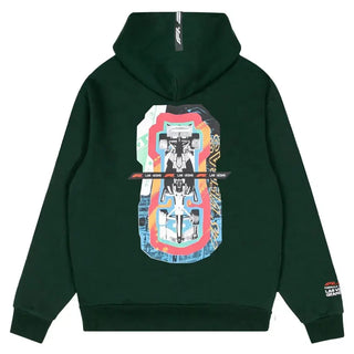 Las Vegas Grand Prix Collage Green Hoodie