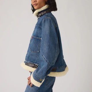 Levi’s x sacai Women's Sherpa Blue Jacket
