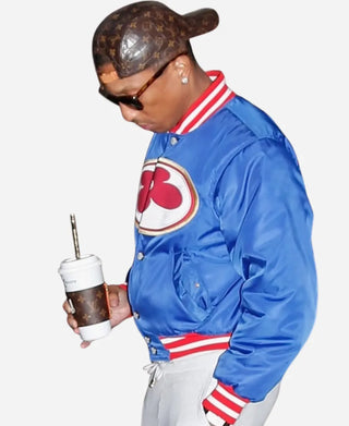 MLB World Series Game 1 Opening Pharrell Williams Blue Jacket