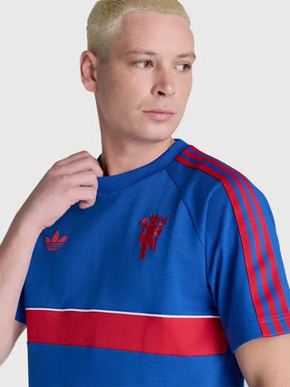 Manchester United x Adidas Blue T-Shirt For Men & Women