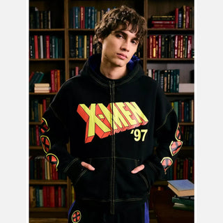 Marvel X-Men 97 Logo Group ZIpper Hoodie
