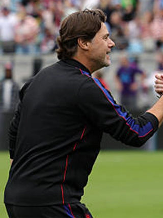 Mauricio Pochettino USMNT Black Track  Zipper Jacket