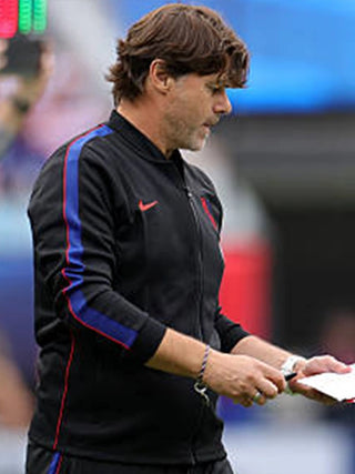 Mauricio Pochettino USMNT Track Black Zipper Jacket