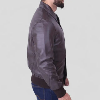 Brown Aviator Jacket for Men – A2 Flight