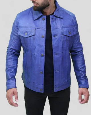 Men's Classic Blue Trucker Jacket