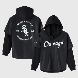 Men's Chicago White Sox OVO x MLB Black Jersey 