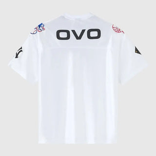 Men's New York Yankees OVO x MLB White Mesh Jersey 