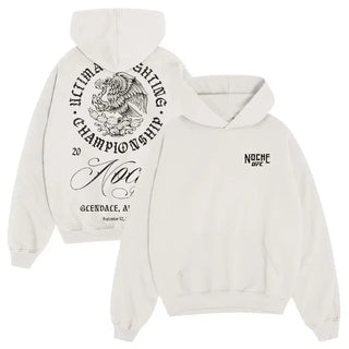 Men's Tan Noche UFC Glendale Relaxed Boxy Hoodie