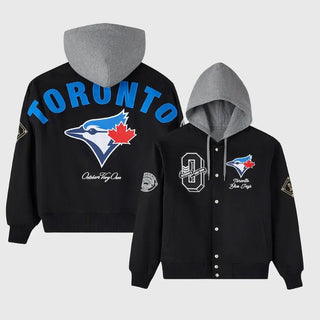 Men's Toronto Blue Jays OVO x MLB Black Insulated Jacket