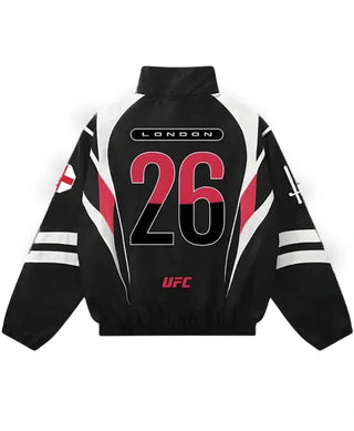 UFC London Black Track Jacket