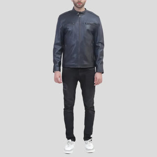 Men's Biker Leather Jacket