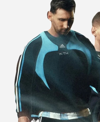 Messi Kith x Adidas Black Fleece  Sweater