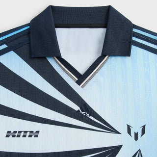 Messi x Kith Adidas x Goalkeeper Long Sleeve Blue Pullover Tee