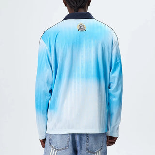 Messi x Kith x Adidas Goalkeeper Long Sleeve Blue Tee
