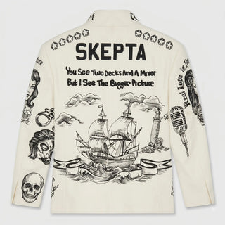 Met  White 2026  Gala Skepta Tattooed Jacket